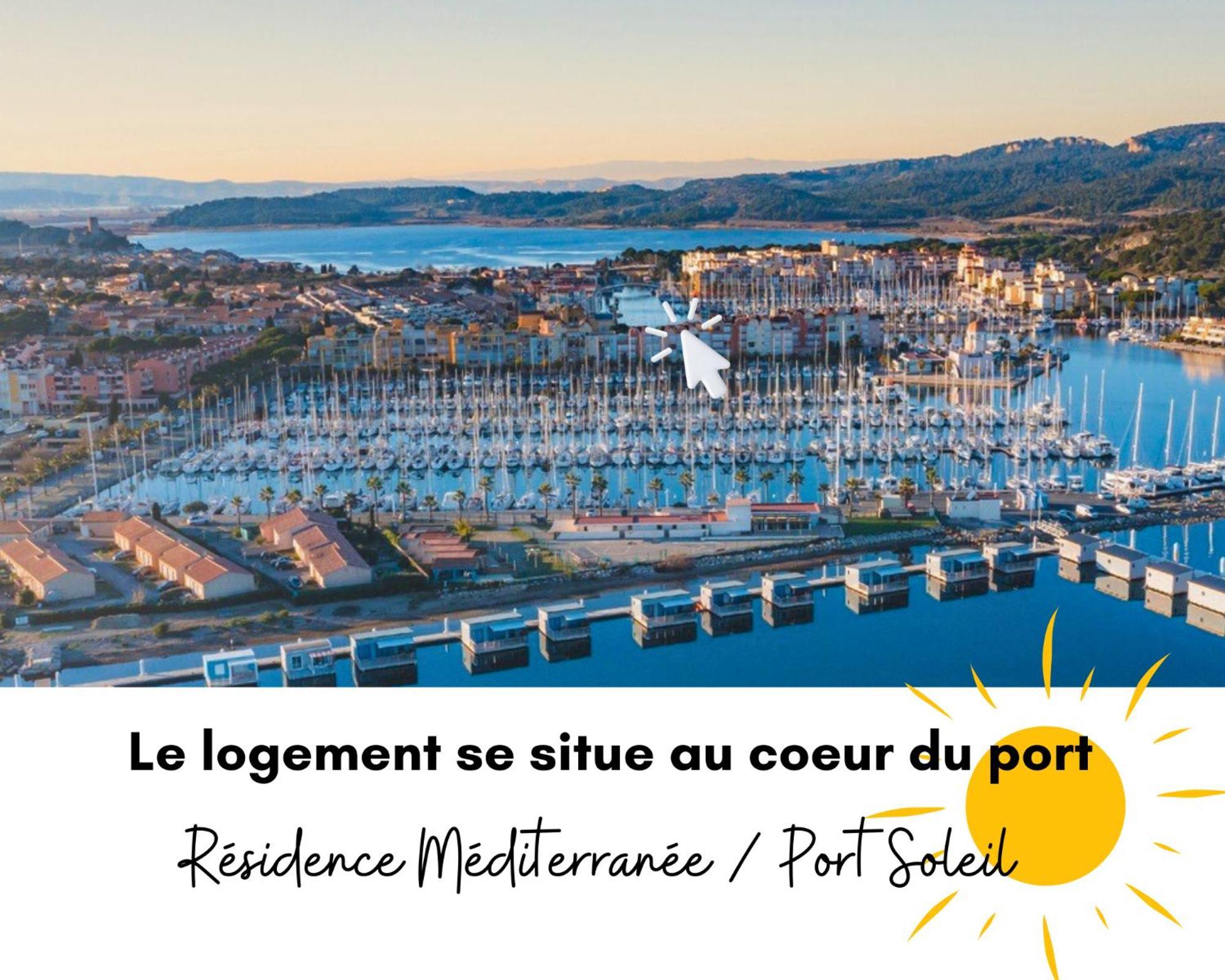 - L'Horizon Bleu - Cocon Romantique Avec Vue Mer Panoramique Gruissan Zewnętrze zdjęcie